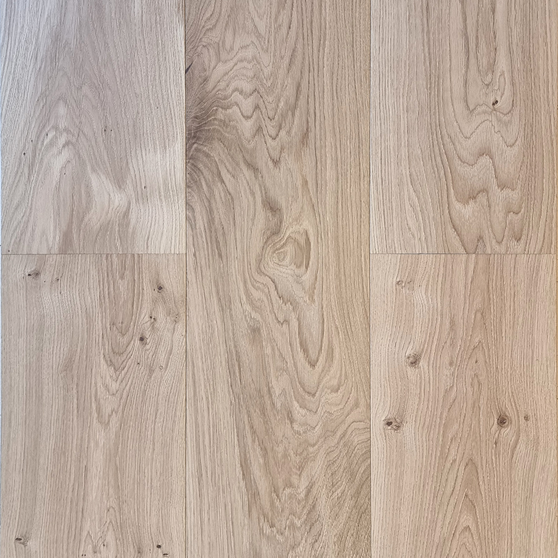 Milky Coffee oak planks showroom board