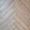 Vintage Grey oak herringbone flooring