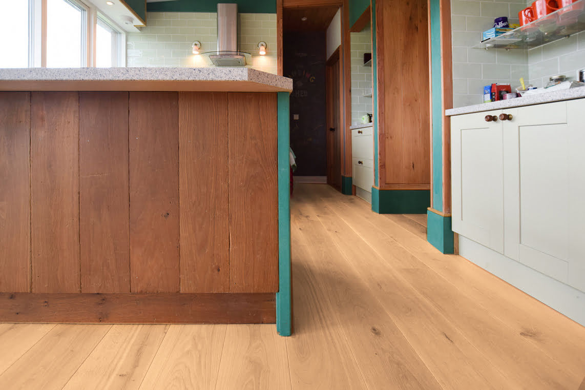 Milky Coffee Engineered Oak Flooring - Wood Flooring Project