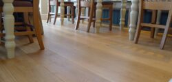 Matt Oiled Mixed Length Oak Flooring, Cowshed Bath - Wood Flooring Project