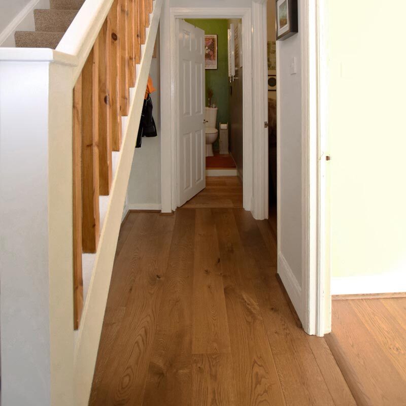 Pullman Brown Finished Oak Floors, Retro Home