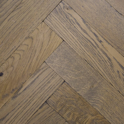 medium colour finish distressed herringbone
