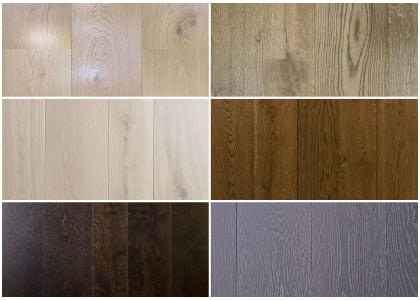 Available finishes - Chaunceys Classic collection