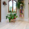European Ash Wooden Floors with a Light White Finish