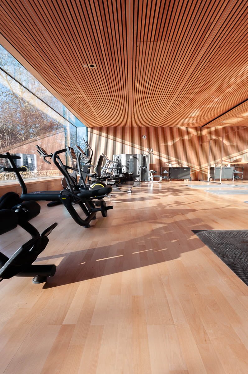 Wood Flooring in A Gym