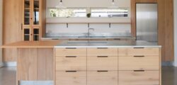Sawn Smoked and White Oiled engineered oak cabinetry