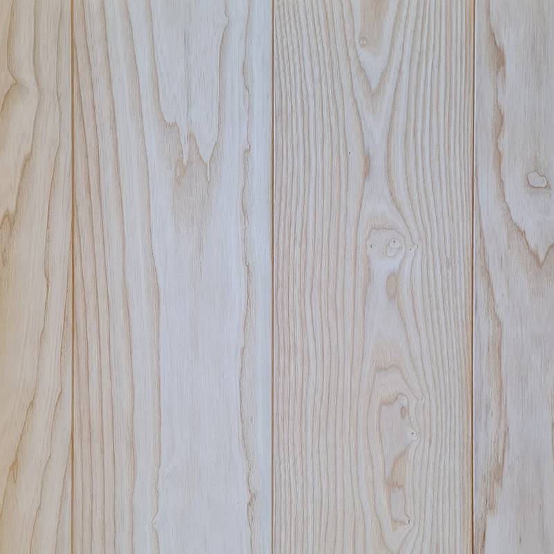 Ash flooring with Invisible Lacquer
