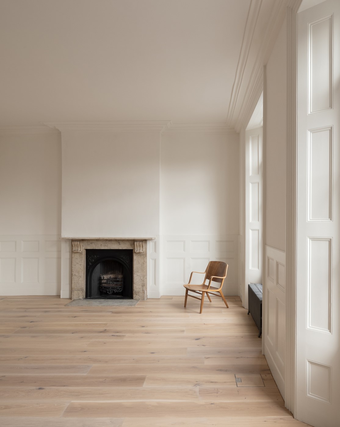 Light Dream White oak flooring at Blockmakers Arms project