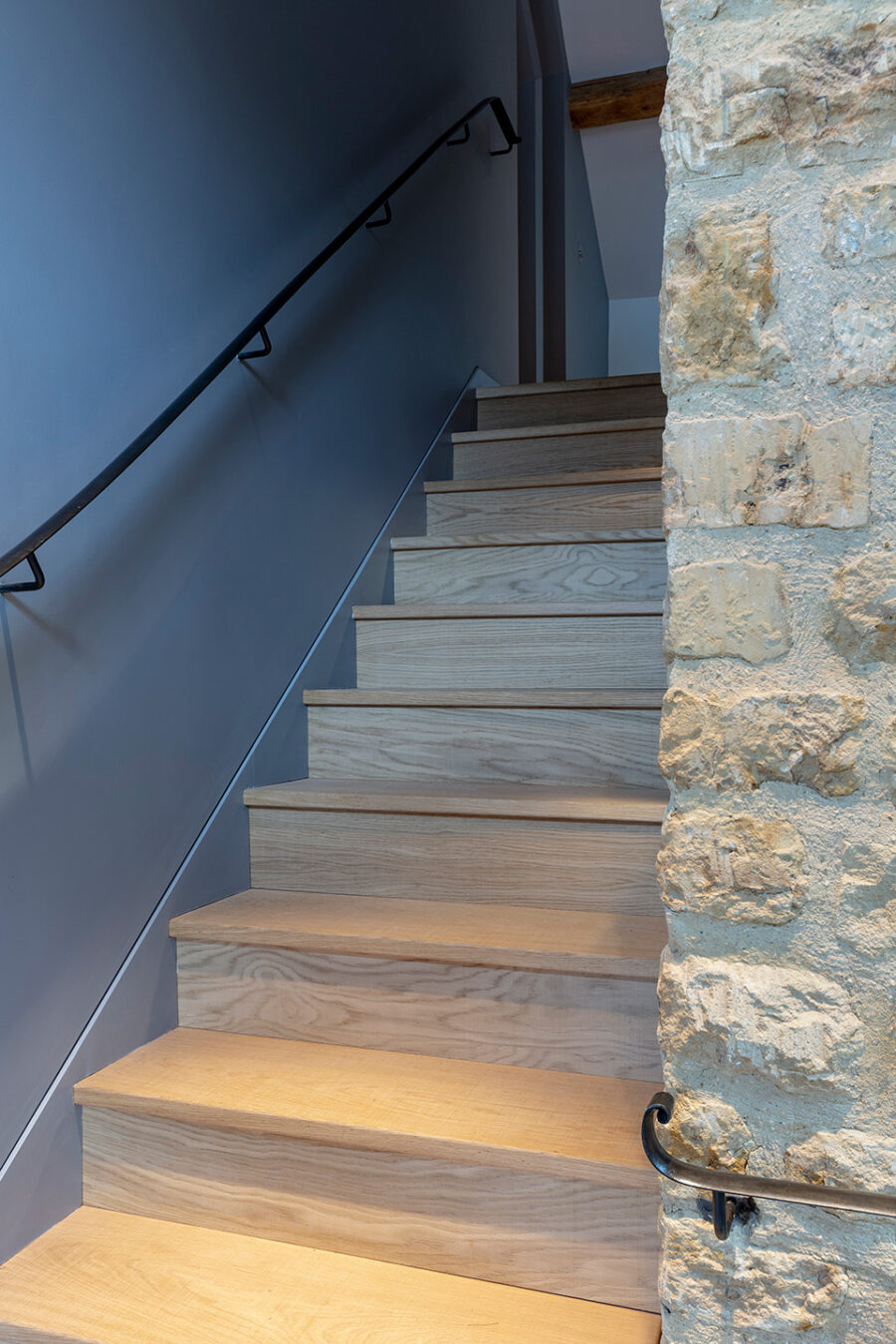 Square Edged Oak Stairs