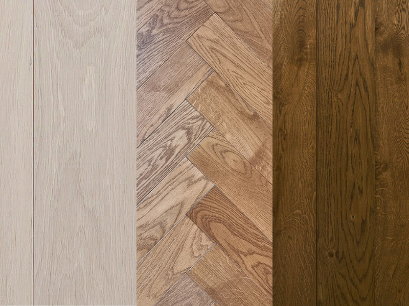 Selection of wood floor finishes