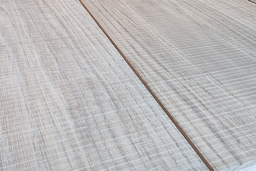 Cross Sawn oak flooring closeup of texture