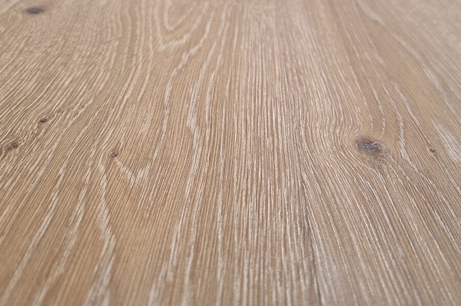 Desert Stone oak flooring close up showing fine brushed texture