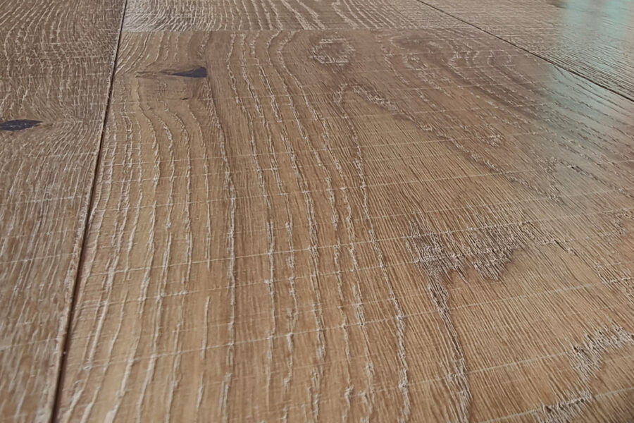 Desert Grey Sawn & Brushed oak flooring