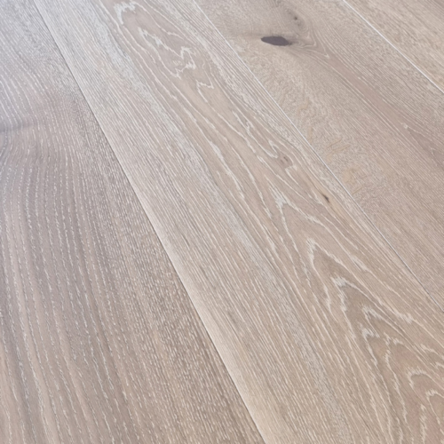 Fresh Oyster light smoked oak flooring