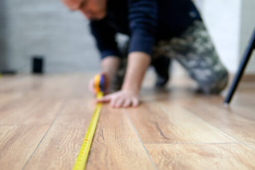 measuring for wood flooring